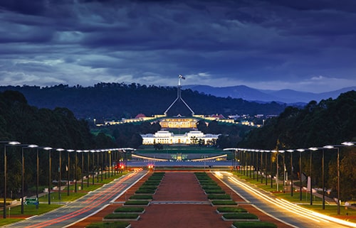 Quelle est la capitale fédérale de l'Australie ?